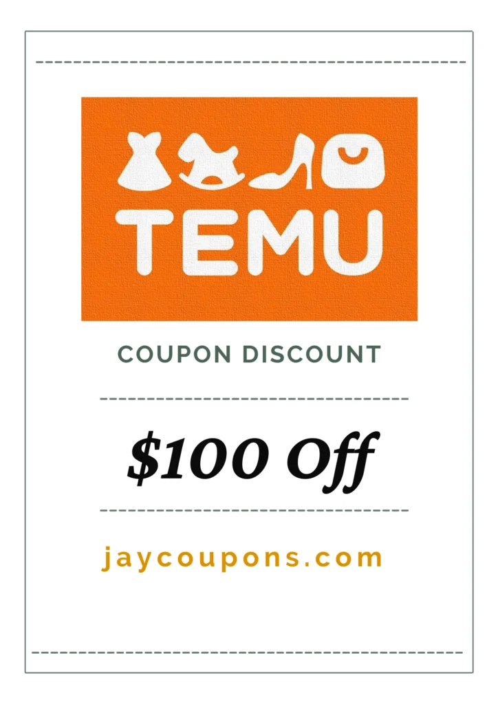 Temu Coupon Code $100 Off